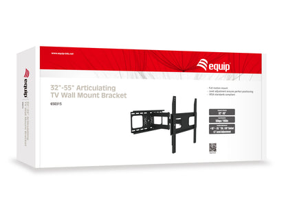 Equip Wandhalterung  32"-55"/1TFT gelenkig 4Gelenke  50Kg sw retail