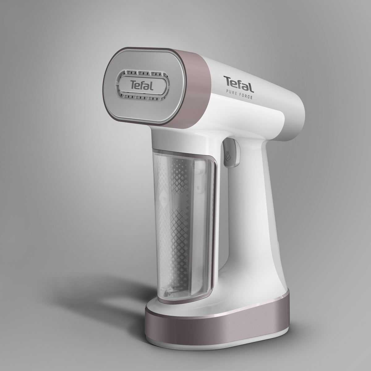 Tefal Pure Force DT8765E0 Handheld Garment Steamer, 0.18 L, 1800 W, Black/Cinnamon
