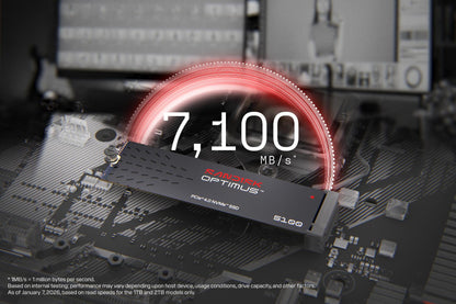 Sandisk Optimus 5100 1 TB (schwarz, PCIe 4.0 x4, NVMe M.2 2280)