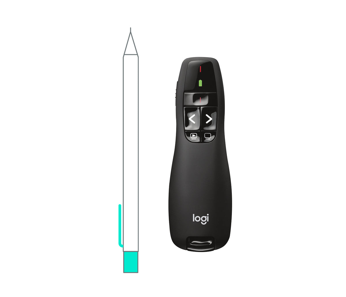 Logitech R 400 USB Cordless Presenter