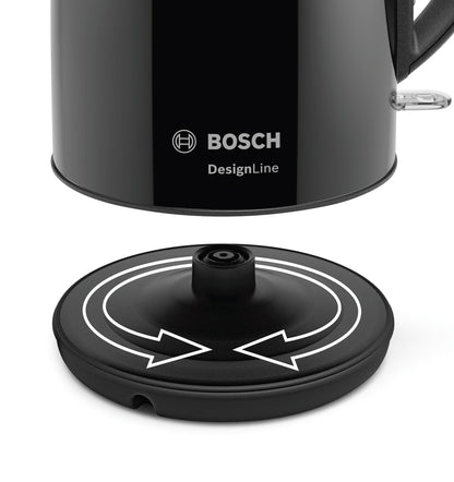 Bosch Wasserkocher DesignLine TWK3P423 (Μαύρος, 1,7 Λίτρο)
