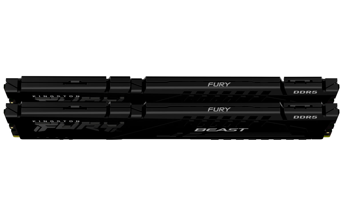 Kingston Technology FURY Beast 32GB (2 x 16GB) 5600MT/s DDR5 CL40 DIMM — Black