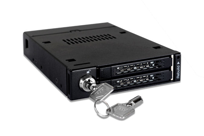 Backplane IcyDock 2x6,3cm SATAI-III in 1x3,5" RAID-Controlle