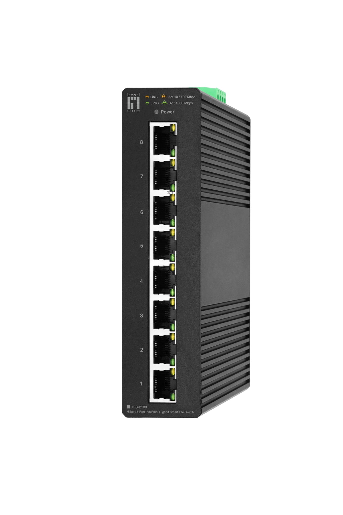 Διακόπτης LevelOne 8x GE IGS-2108 RJ45, 10/100/1000Mbps