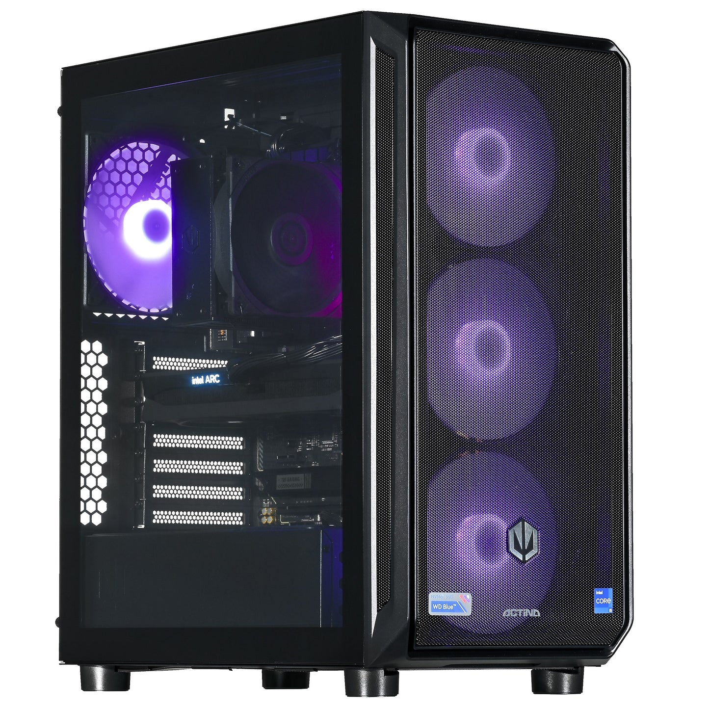 Actina 5901443410362 PC Intel® Core™ i5 i5-14400F 32 GB DDR5-SDRAM 1 TB SSD Intel Arc B580 Windows 11 Home Midi Tower Black