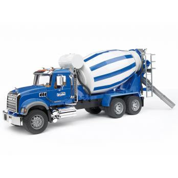 BRUDER MACK Granite Cement Mixer Truck (blue/white)