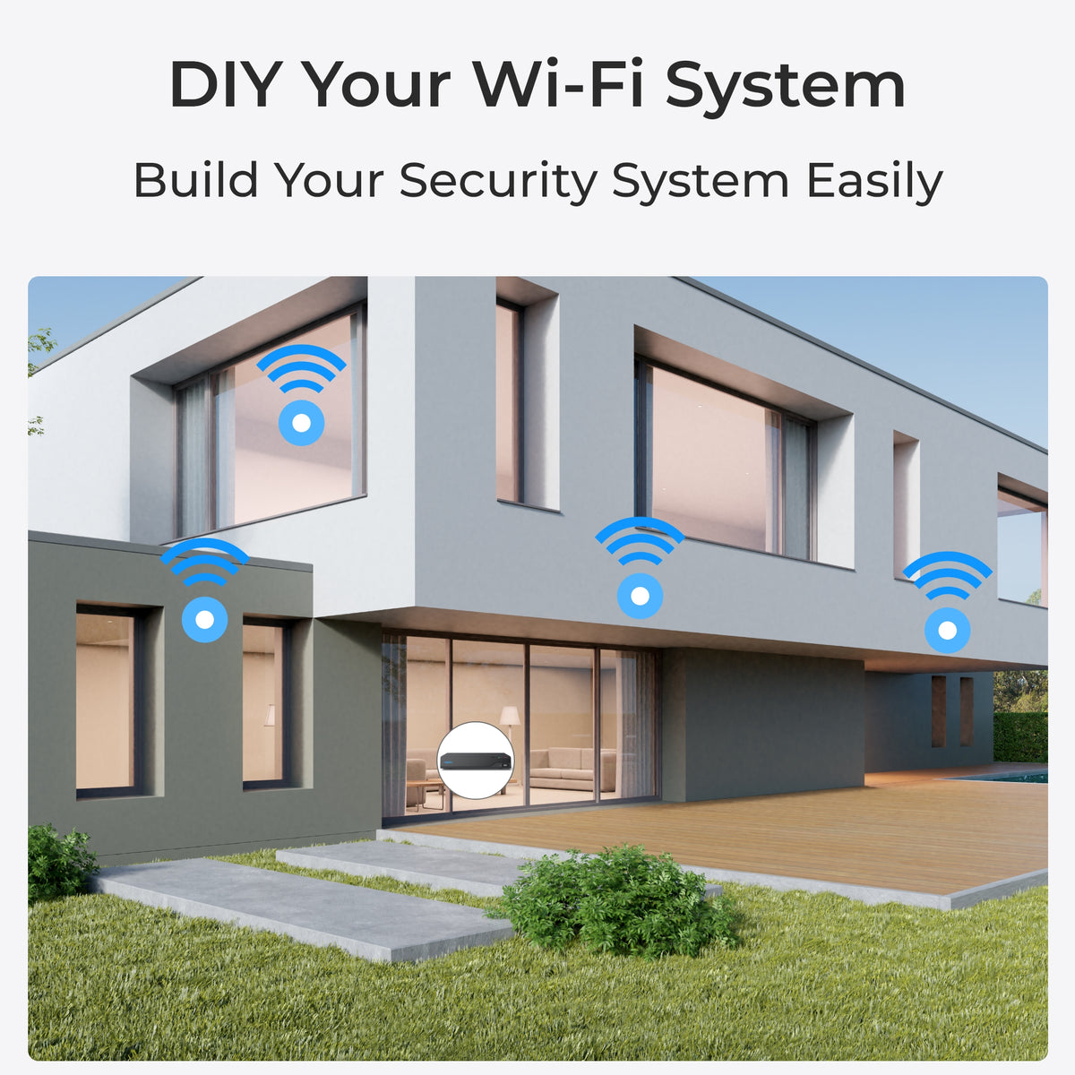 Reolink W430 - 4K Outdoor Camera, Next-Gen Wi-Fi 6, 5X Optical Zoom, Person/Vehicle/Animal Detection, Color Night Vision