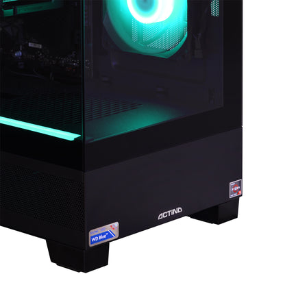 Actina 5901443421085 Η/Υ AMD Ryzen™ 5 5600X με 32 GB DDR4-SDRAM, 1 TB SSD, και NVIDIA GeForce RTX 5060 σε μαύρο Midi Tower