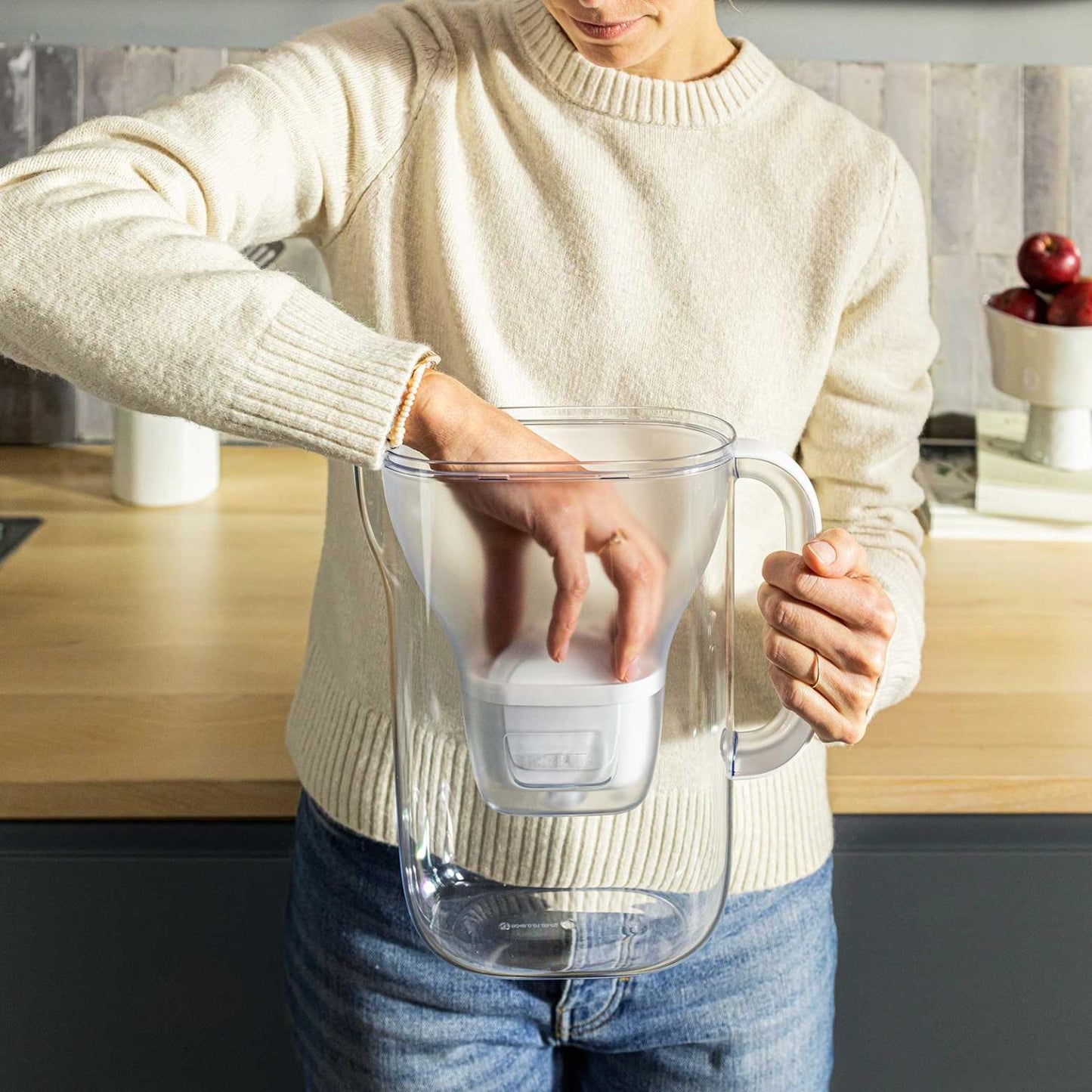 Dzbanek filtrujący Brita Style Essential+2 wkłady MaxtraPro PP (2,4l; ciemnoniebieski)