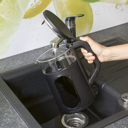ProfiCook PC-WK 1328 Electric Kettle 1.7 L 2200 W — Black / Transparent