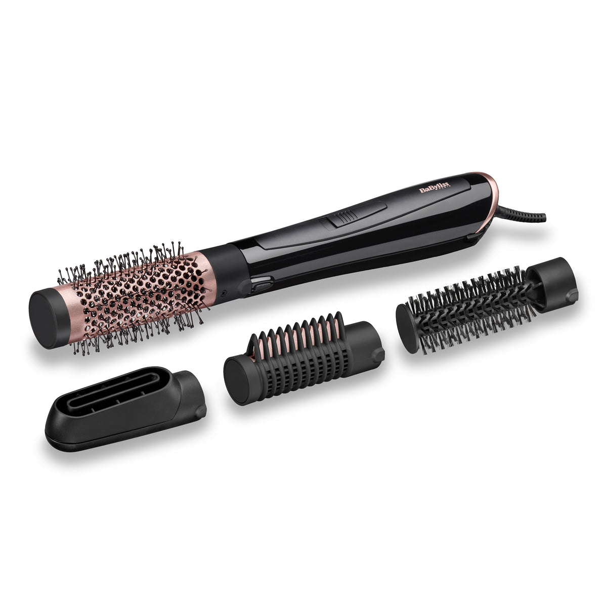BaByliss Perfect Finish Hot Air Brush Warm Black 1000 W 86.6" (2.2 m)