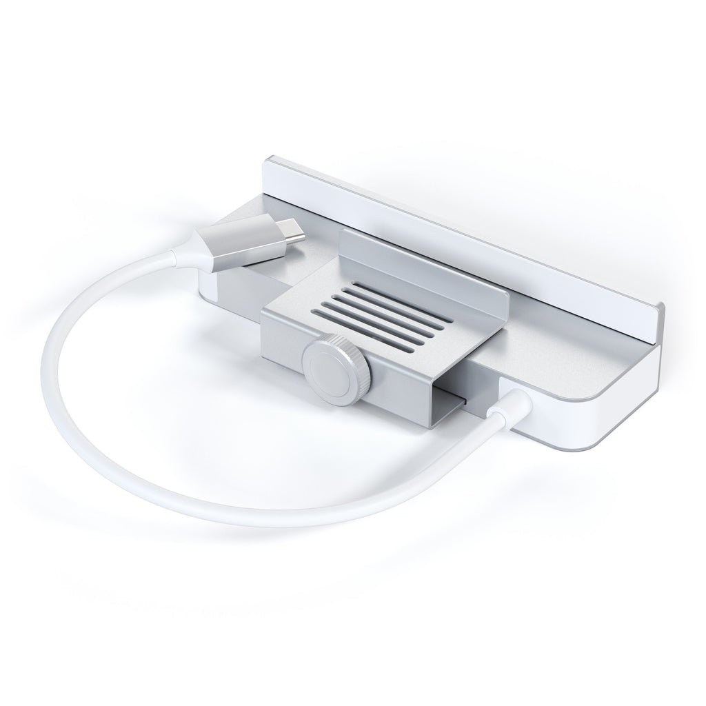 Satechi USB-C Clamp Hub for 24" iMac — Silver