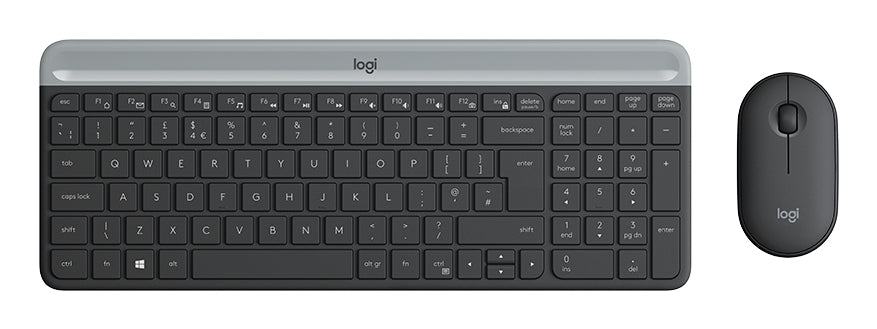 Logitech Wireless Keyboard+Mouse MK470 black retail
