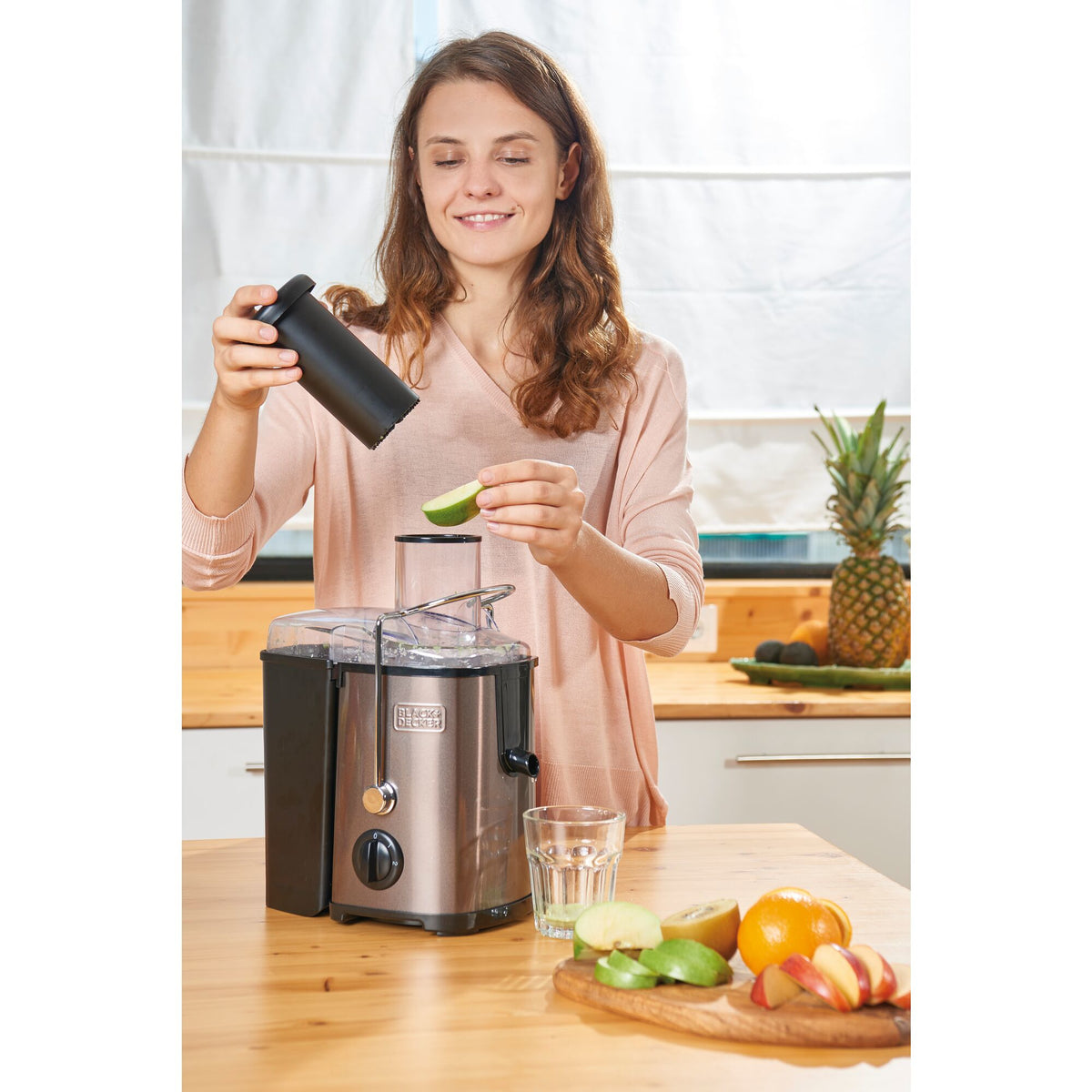 Juicer Black+Decker BXJE600E  (600W; black)