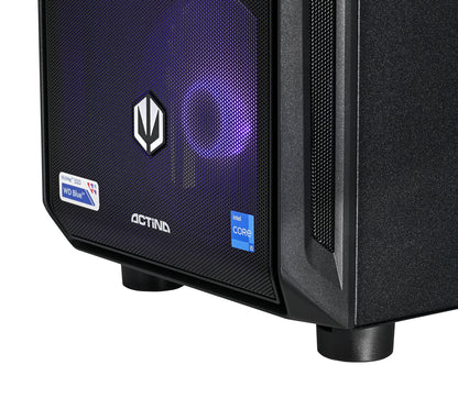 Actina 5901443410294 PC AMD Ryzen™ 7 8400F 32 GB DDR5-SDRAM 1 TB SSD Intel Arc B580 Midi Tower Black