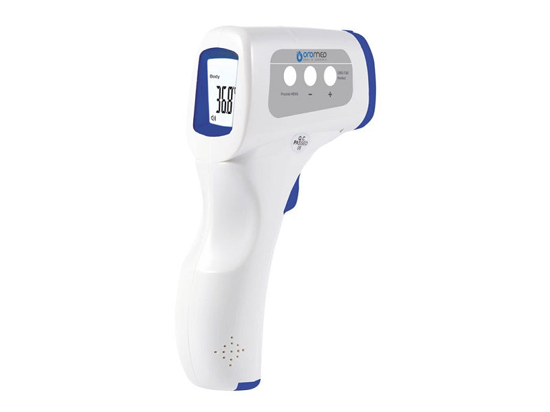 Oromed ORO-T60 PERFECT Remote Sensing Thermometer — Blue/White, Universal Buttons