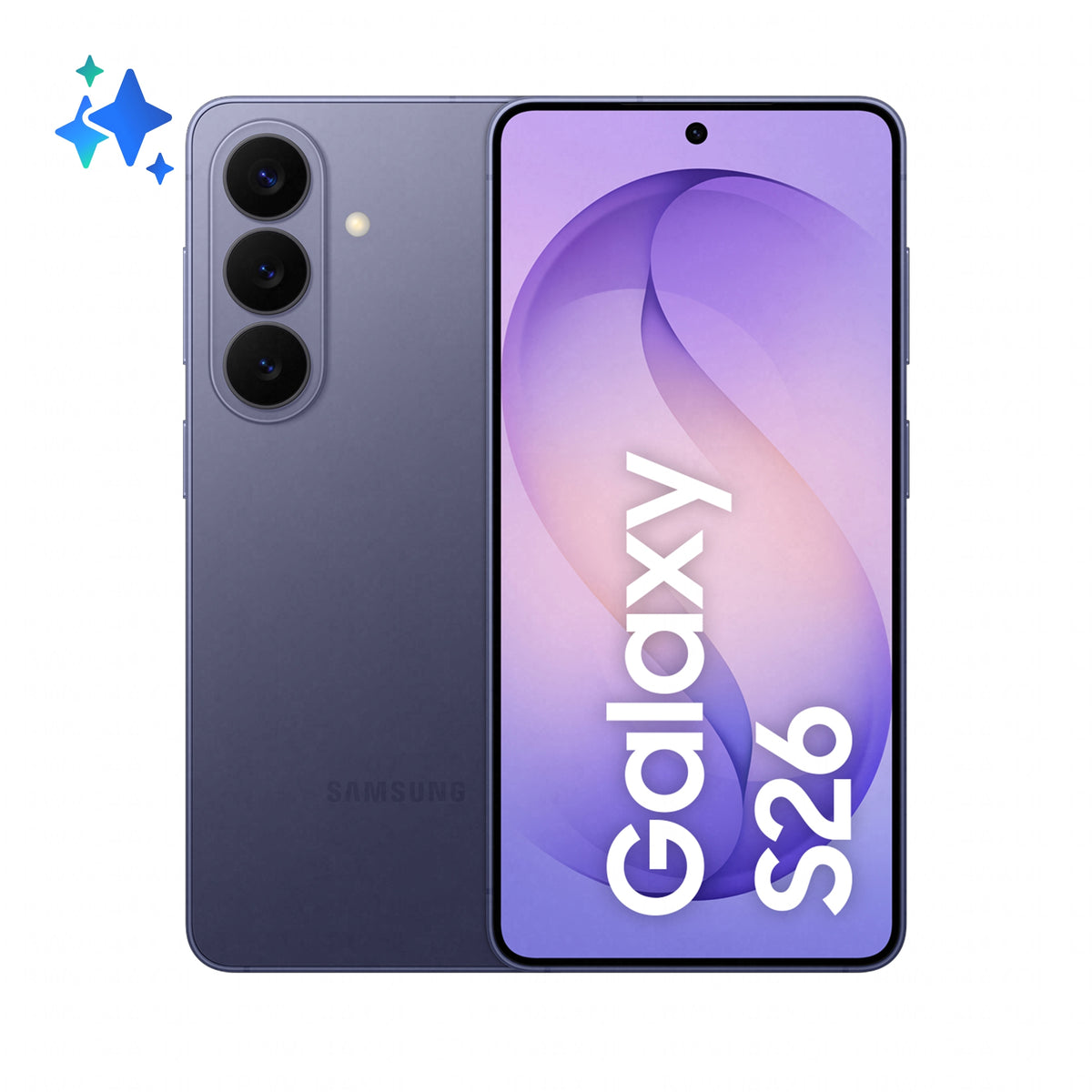Samsung Galaxy S26 16 cm (6.3") Dual SIM Android 16.0 5G USB Type-C 12 GB 512 GB 4300 mAh Violet