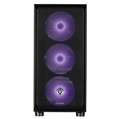 Actina 5901443421191 Επιτραπέζιος Υπολογιστής AMD Ryzen™ 7 8700F με 32 GB DDR5-SDRAM, 1 TB SSD και κάρτα γραφικών NVIDIA GeForce RTX 5060 σε Μαύρο Midi Tower