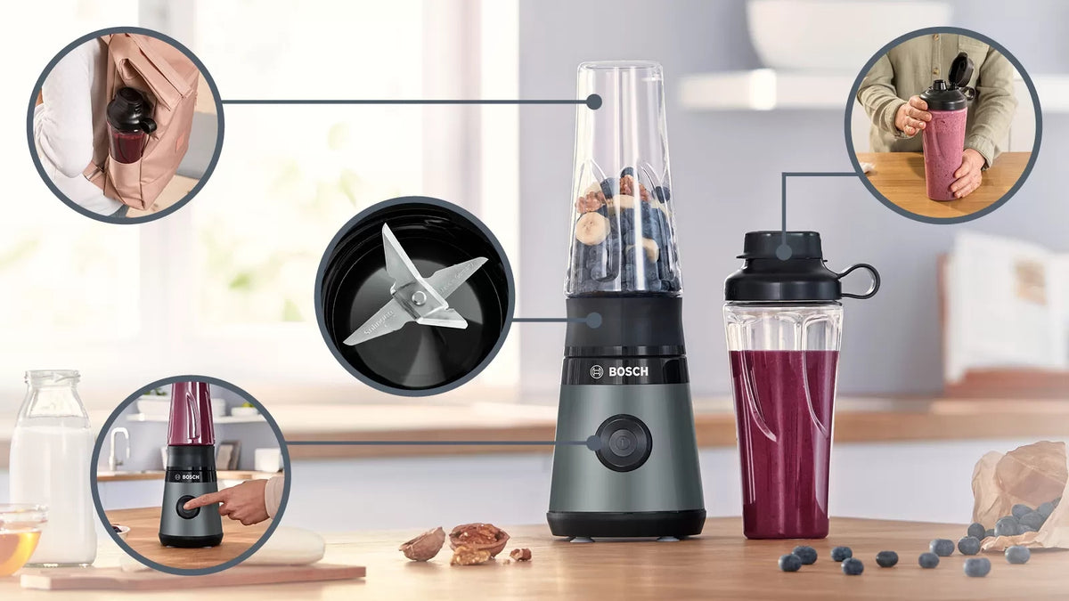 Bosch VitaPower MMB2111S blender 0.6 L Tabletop blender 450 W Silver