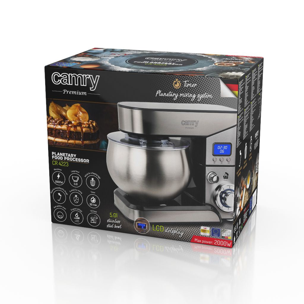 Planetary Food Processor Camry CR 4223 LCD 2000 W