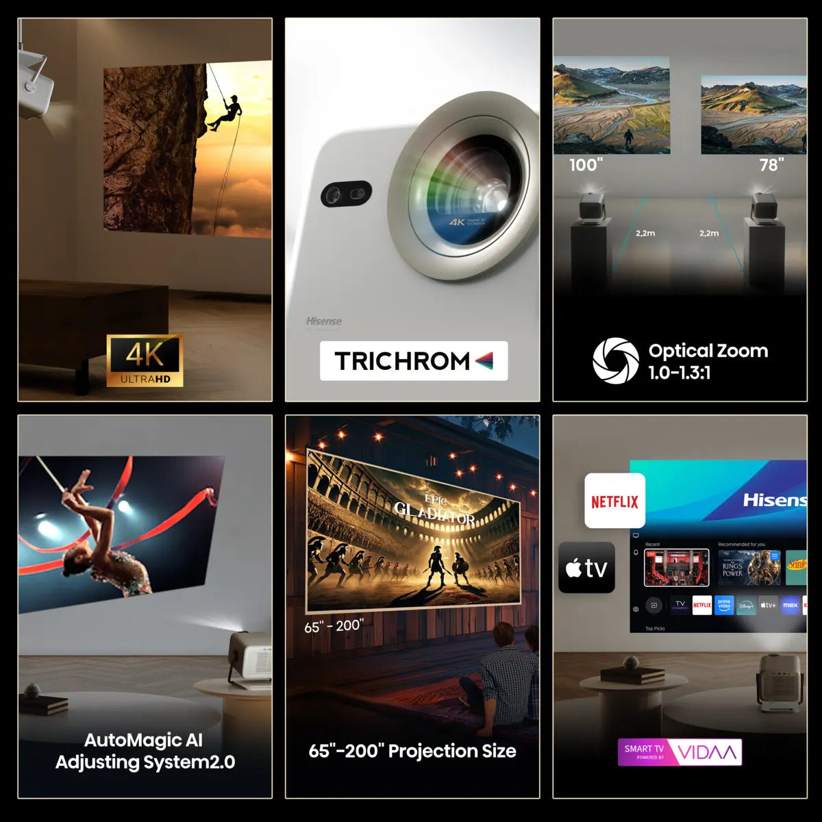 Hisense M2 Pro UHD 4K (3840x2160) 3D Grey