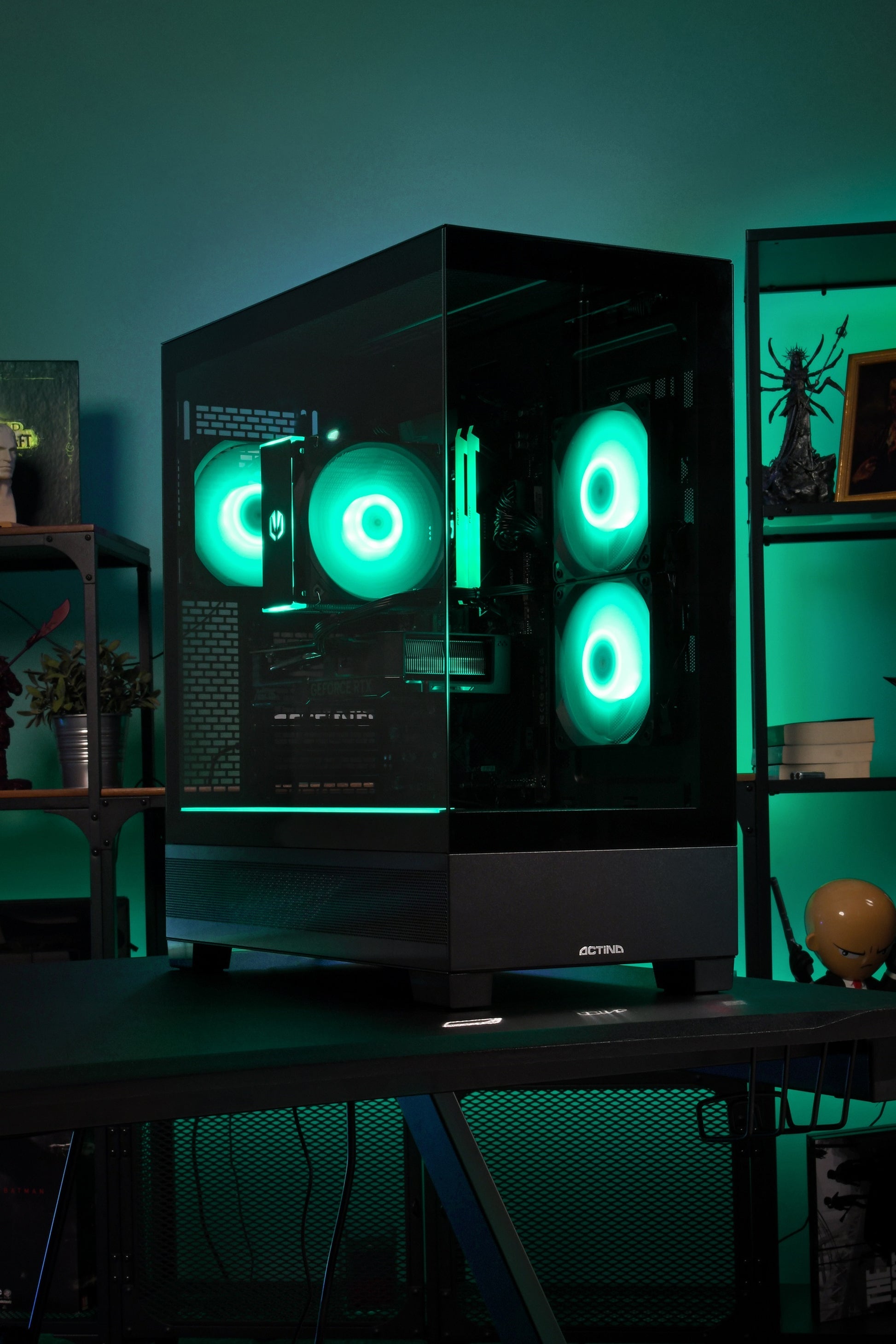 Actina 5901443416487 PC AMD Ryzen™ 5 7600X 32 GB DDR5-SDRAM 1 TB SSD NVIDIA GeForce RTX 5070 Ti Windows 11 Home Midi Tower Black