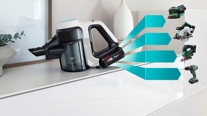 Cordless 2-in-1 hoover, vacuuming and mopping Unlimited 7 ProHygienic Aqua White