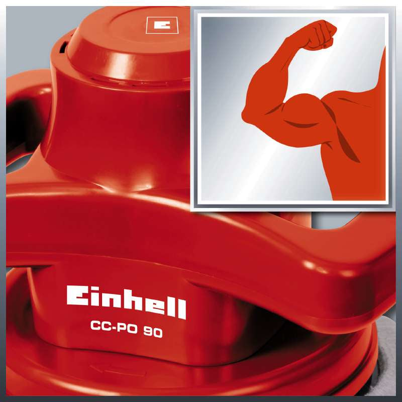 Einhell Auto Πολιερμηχανή CC-PO 90 (Κόκκινη, 90 Watt)