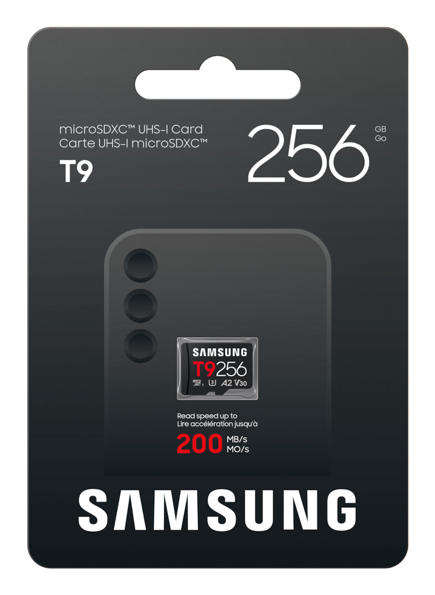 SD MicroSD Card 256GB Samsung SDXC T9 (Class 10) - Retail