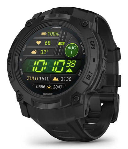 Garmin Instinct 3 Tactical Edition 3.3 cm (1.3") AMOLED 50 mm Digital 416 x 416 pixels Black GPS (satellite)