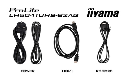 IIYAMA 125.7cm (50") LH5041UHS-B2AG 16:9 3xHDMI + USB VA 4K - Retail