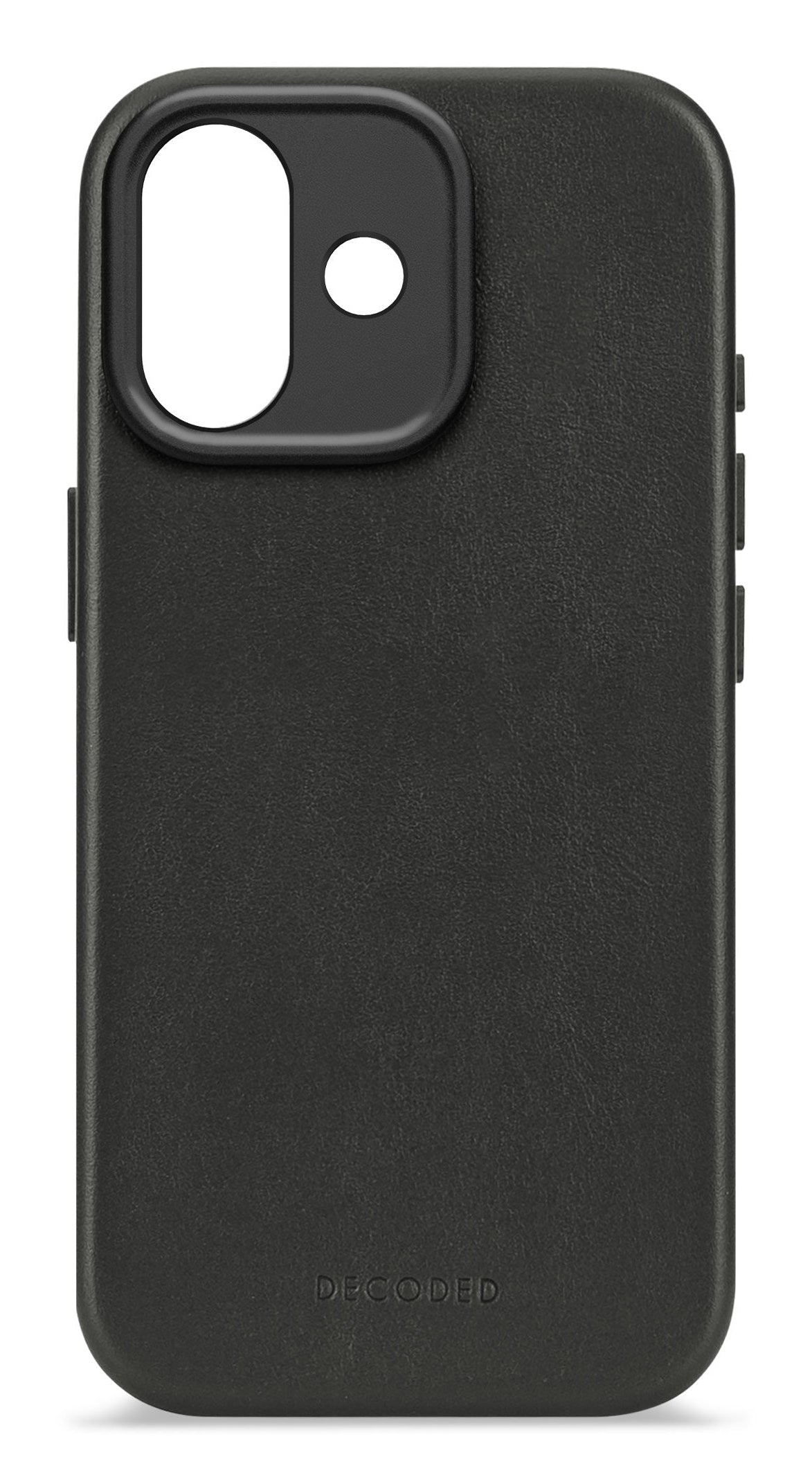 Decoded Leather Backcover for iPhone 17 in Black