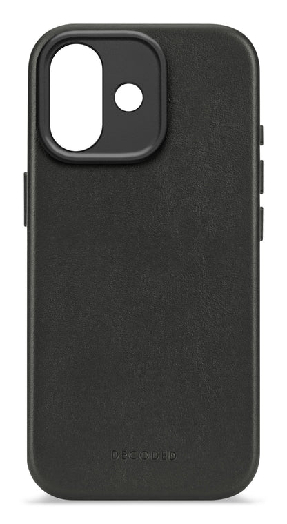 Decoded Leather Backcover for iPhone 17 in Black