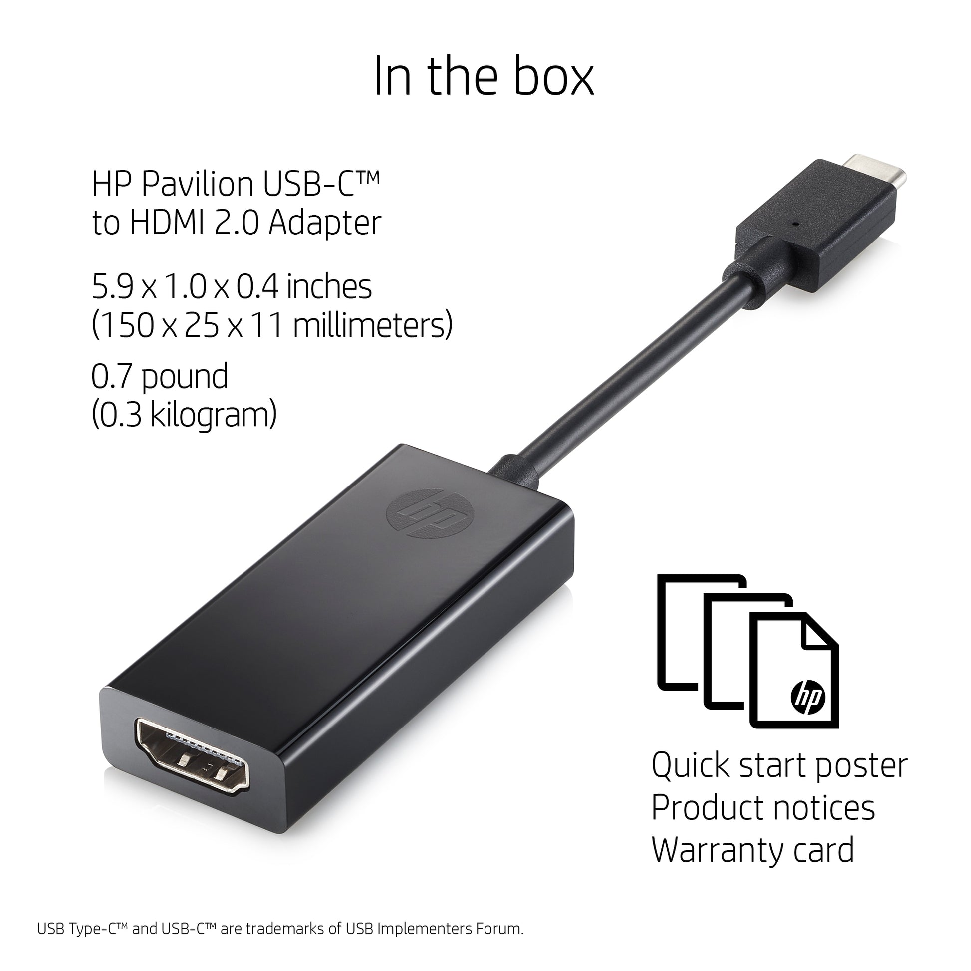 HP 2PC54AA interface cards/adapter HDMI