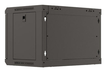 Lanberg WF03-5306-10B Rack Cabinet 6U Wall Mounted Rack Black