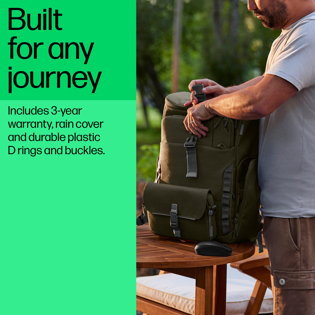 HP 15.6-inch Modular Laptop Backpack
