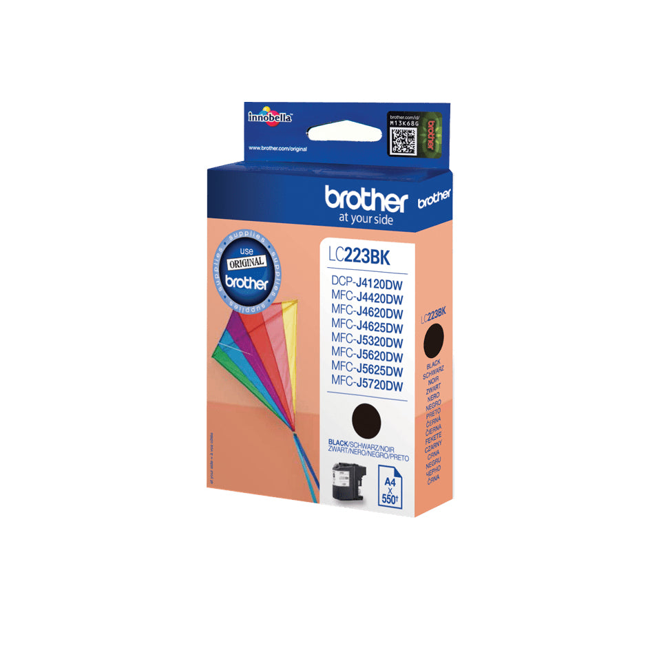 Patrone Brother LC-223BK for MFC-J4420DW / J4620DW