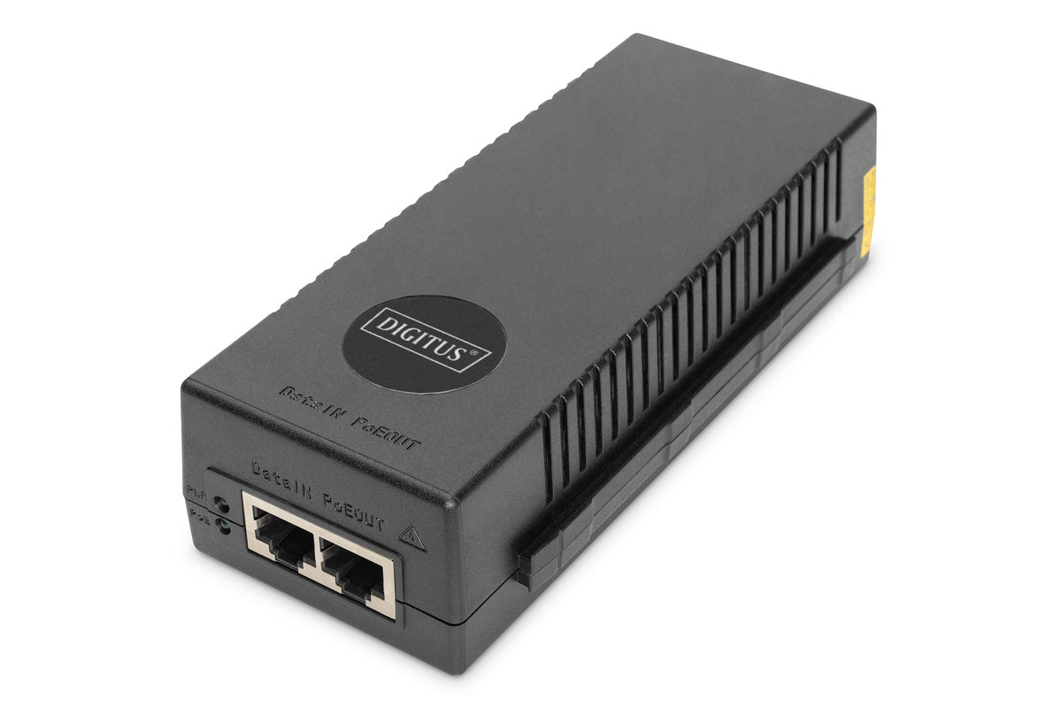 DIGITUS 10 Gigabit Ethernet PoE+ Injektor, 802.3at, 30 W