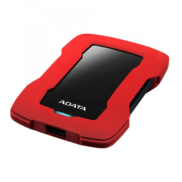 Εξωτερικός σκληρός δίσκος ADATA HD330, χωρητικότητας 1000 GB σε κόκκινο χρώμα