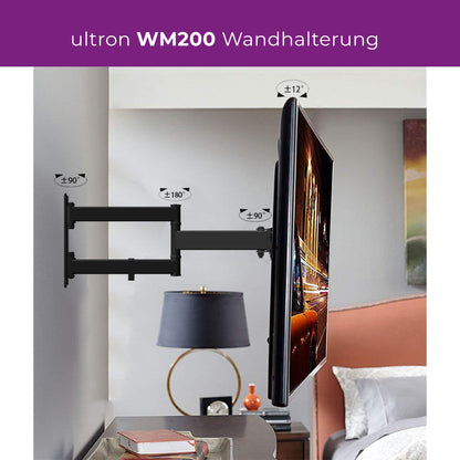Ultron Wandhalterung Flatscreen WM200 32-60"  Neigung/Winkel
