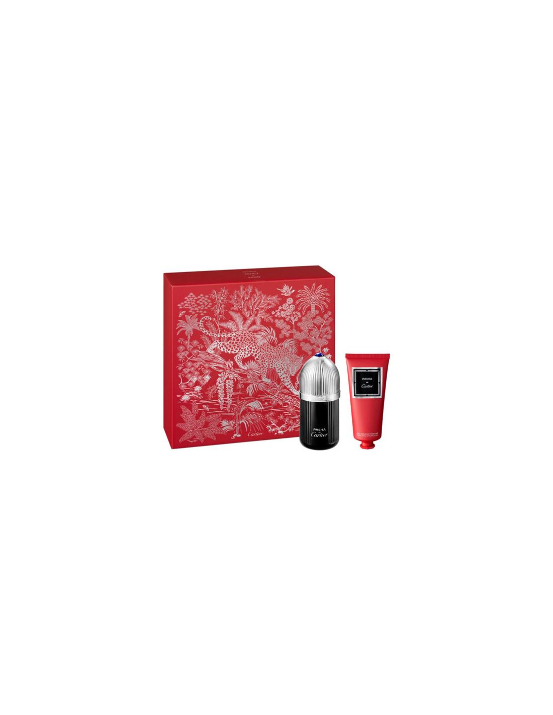 CARTIER PASHA EDT. NOIR EDT SPRAY 100 ML + S-G 100 ML SETS
