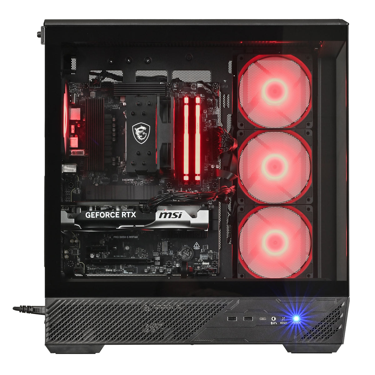Actina PC AMD Ryzen 5 5600, 16 GB DDR4, 500 GB SSD, NVIDIA GeForce RTX 5060, Windows 11 Home - Midi Tower Black