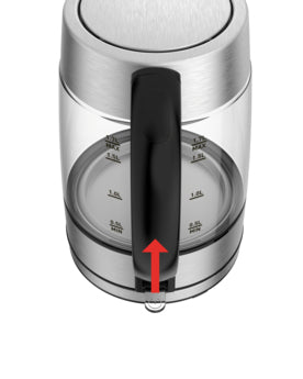 Tefal KI772D electric kettle 1.7 L 2400 W Stainless steel, Transparent