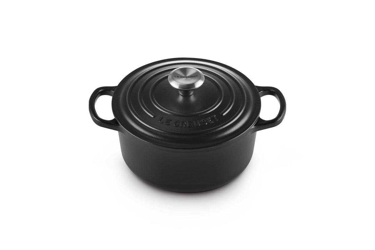 Le Creuset Signature BrÃ¤ter rund 18 cm schwarz matt