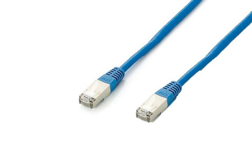 Equip Patchkabel Cat6A Plat.S/FTP 2xRJ45 15.00m    blau LSZH Polybeutel