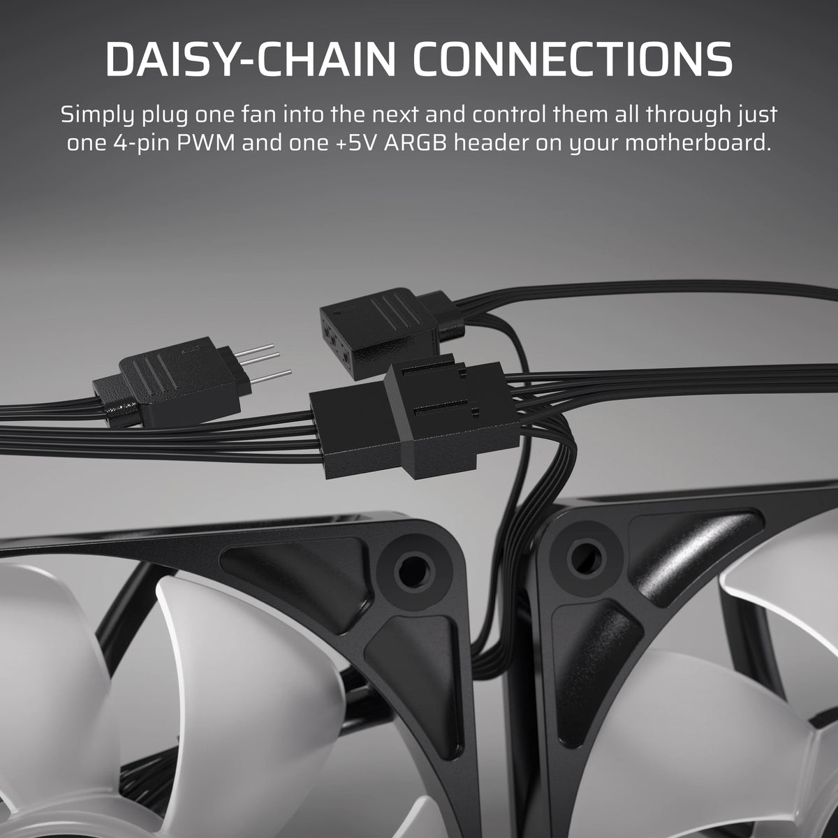 Corsair RS140 ARGB 140mm Case Fan — Black, 1 pc