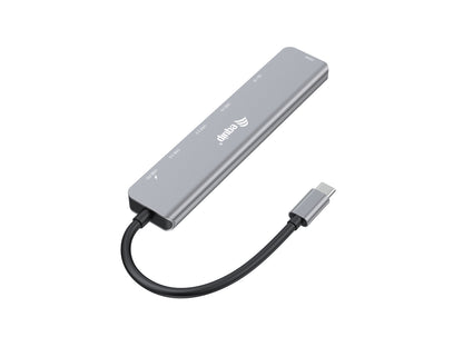 Equip Dock  7-1 USB-C->HDMI,3xUSB-A,SD/TF,100W USB-C   0.25m