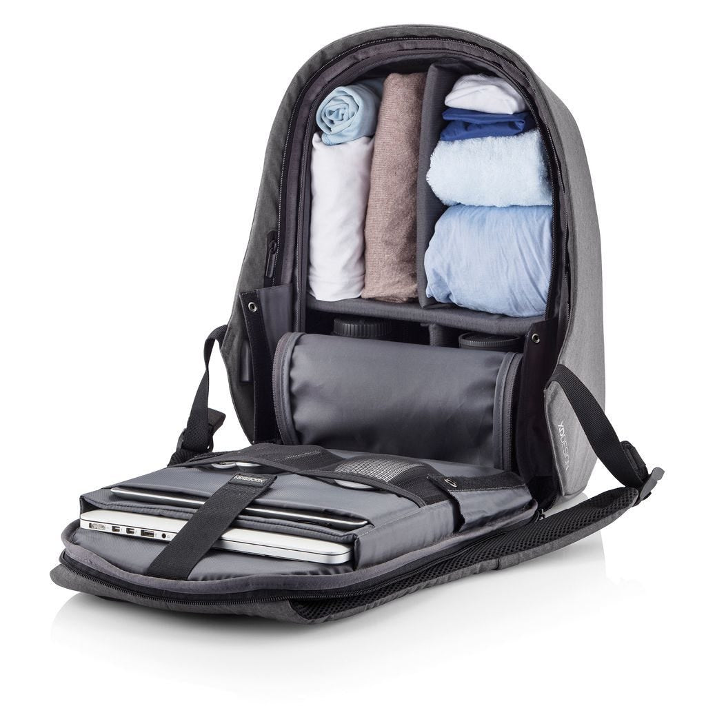XD Design Anti-Theft Backpack Bobby Hero Regular Grey P/N: P705.292