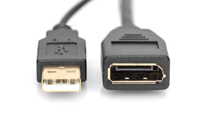 DIGITUS Adapter HDMI A -> DisplayPort St/Bu 4K 0,2m schwarz