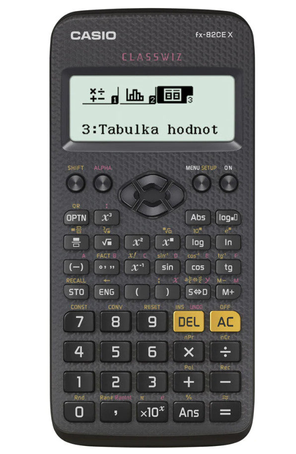 Επιστημονική αριθμομηχανή CASIO FX 82CEX μαύρη, οθόνη 12 ψηφίων